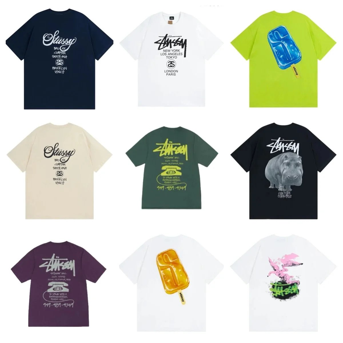 Stussy Graphic T-Shirt [40 styles]