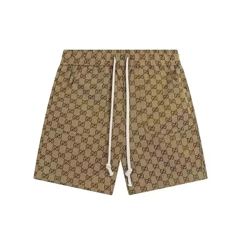 Gucci GG Pattern Beige Casual Shorts