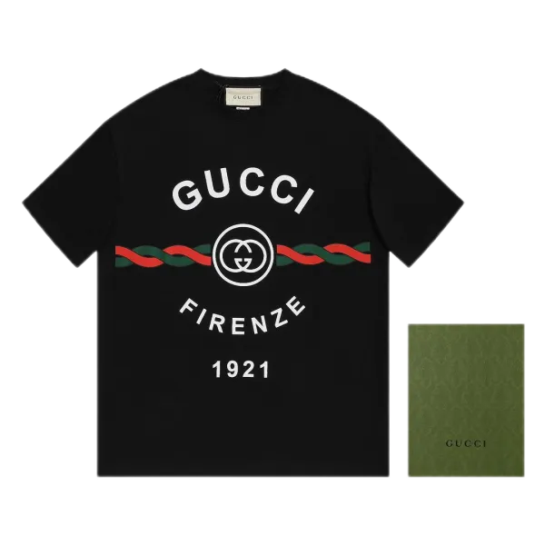Gucci GG Logo Print White T-Shirt - 5