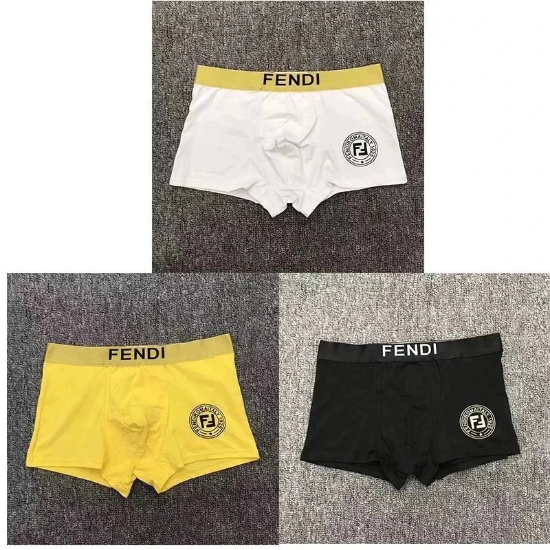 FENDI 白+黑+黄 礼盒装 option