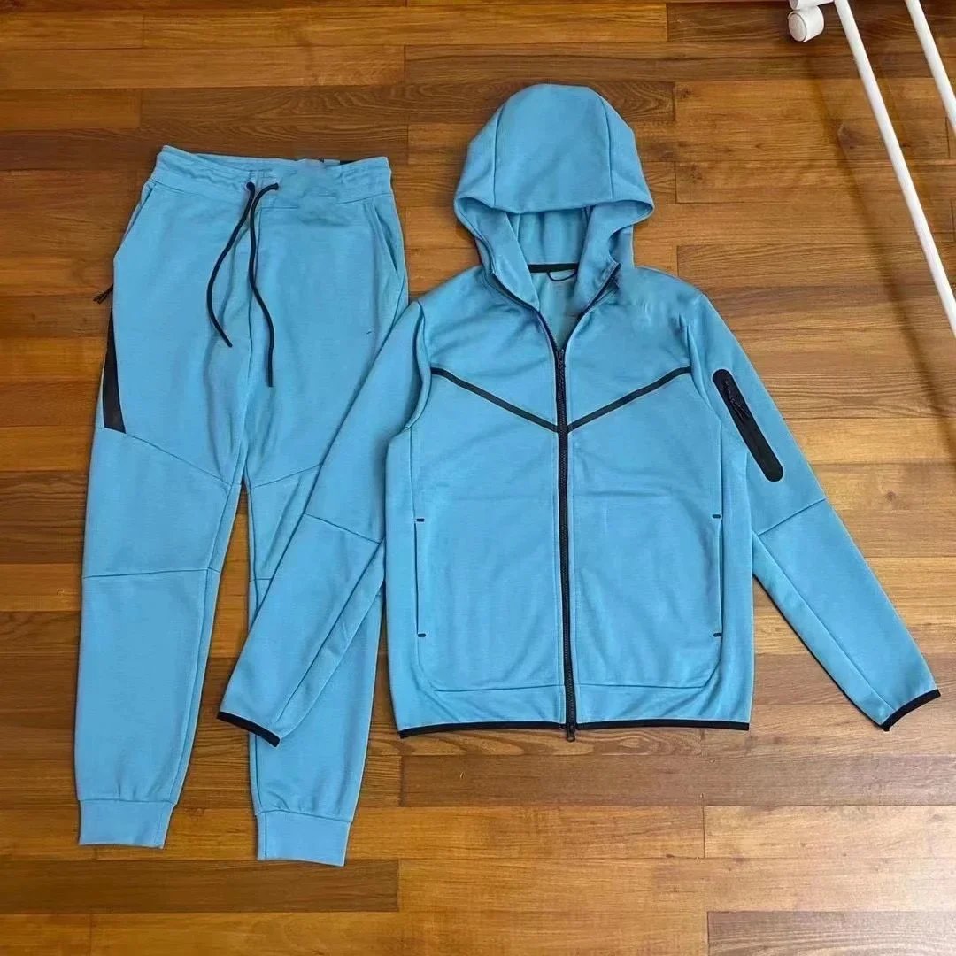 Lake-blue suit