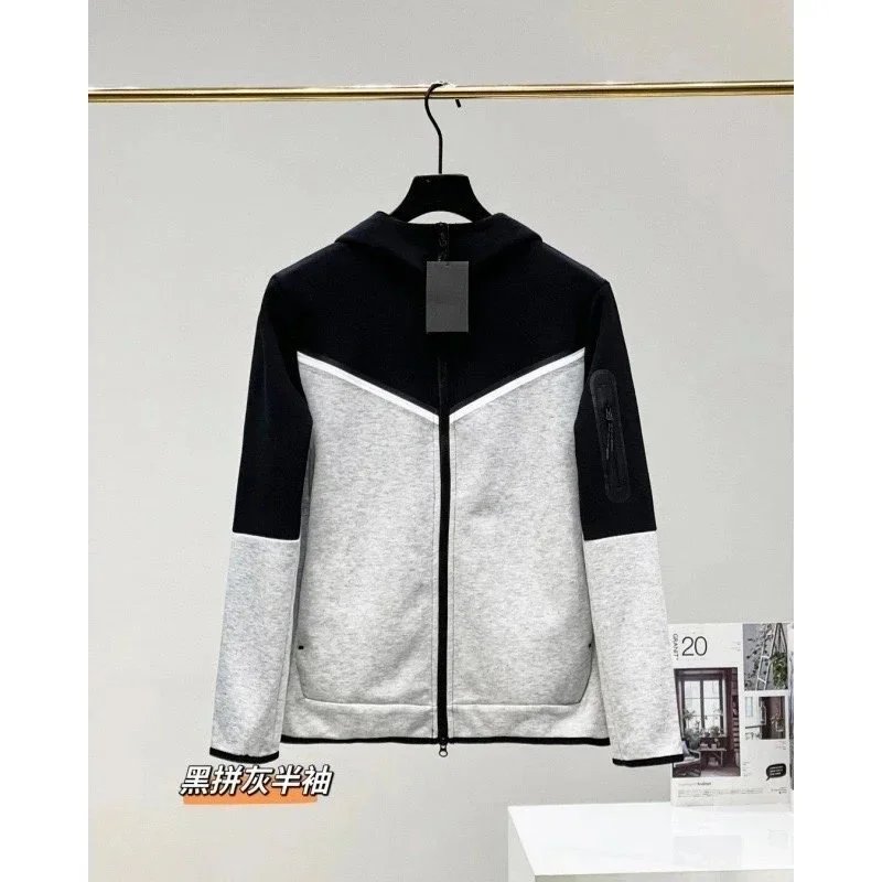 Black spell light gray half sleeve coat