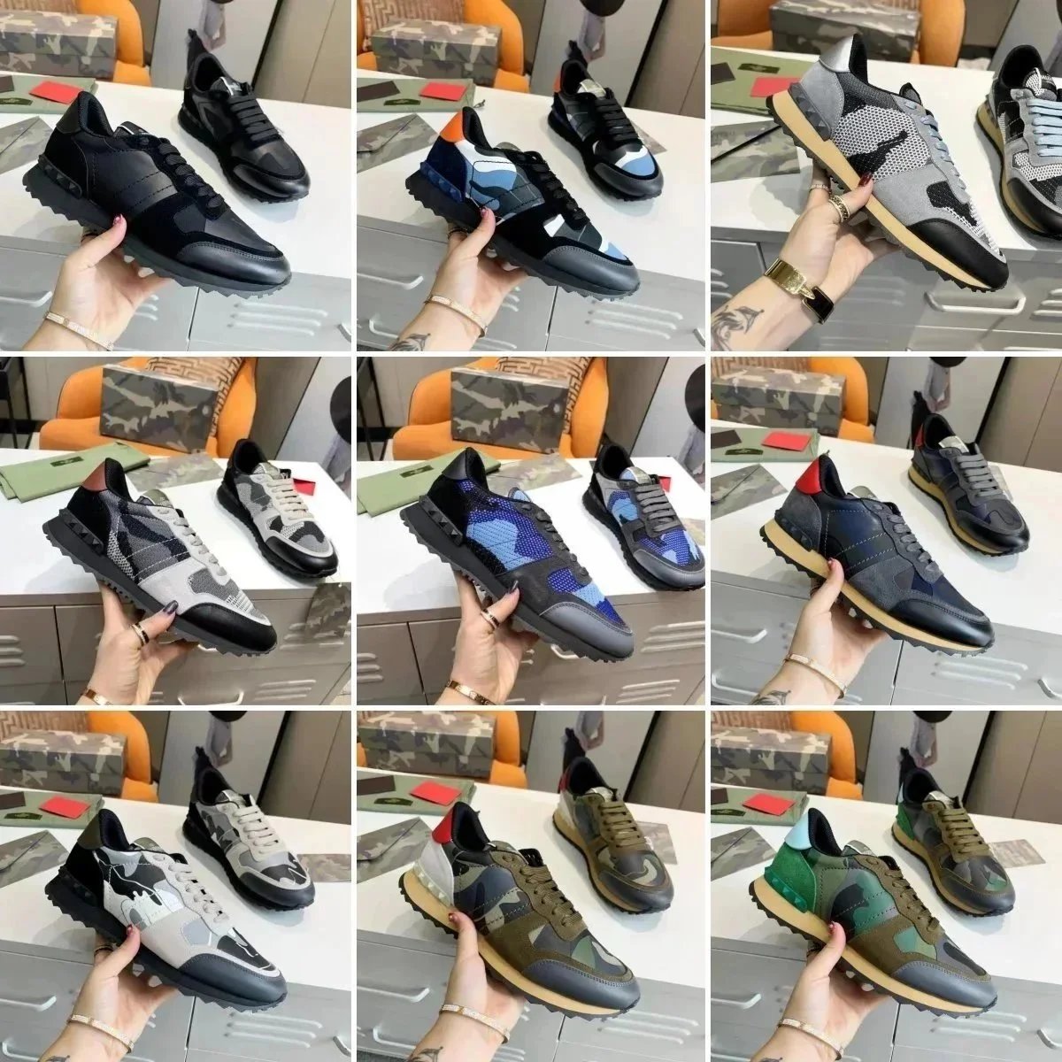 Valentino Rockstud Men's Casual Sneakers
