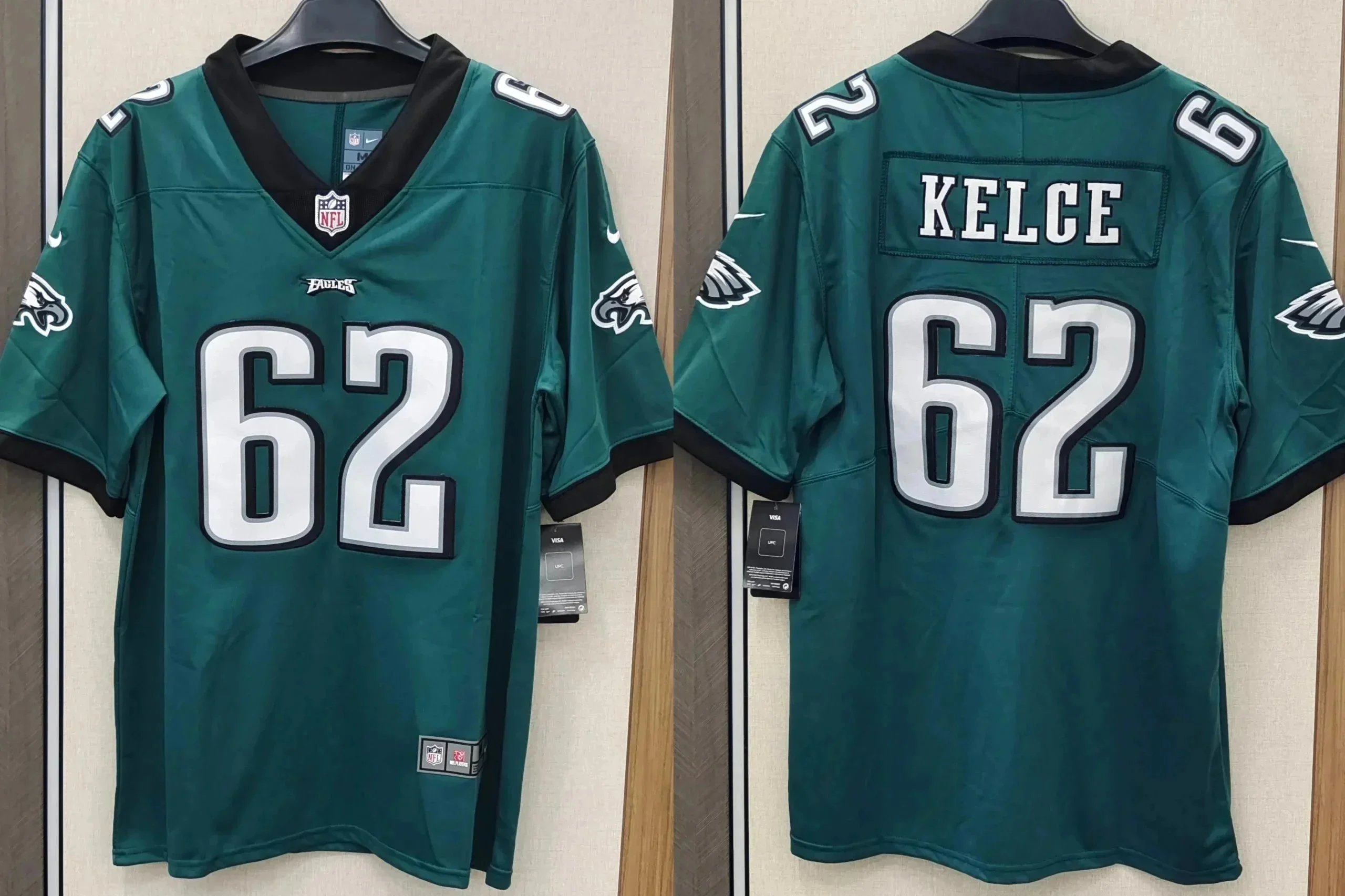 Philadelphia Eagles Jersey Green Football Uniform