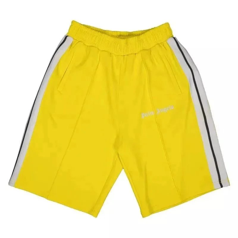 Palm Angels Light Blue Track Shorts