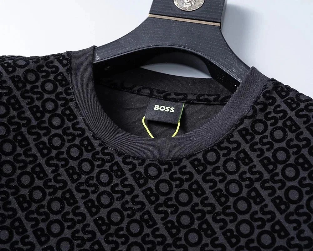 Hugo Boss Logo V-Neck Polo Black - 8