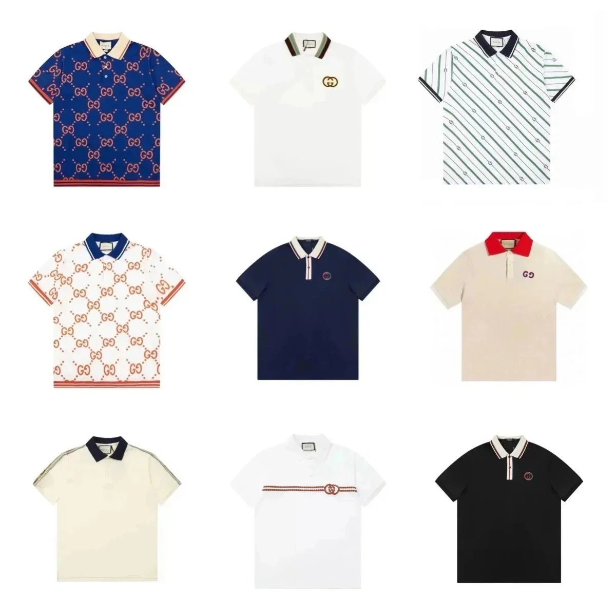 Gucci Gg Supreme Polo Shirts T-Shirt