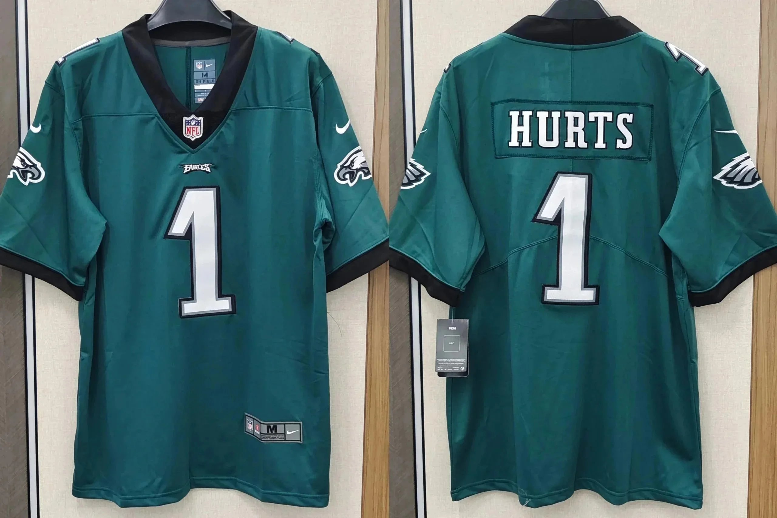 Philadelphia Eagles Jersey Green Football Uniform