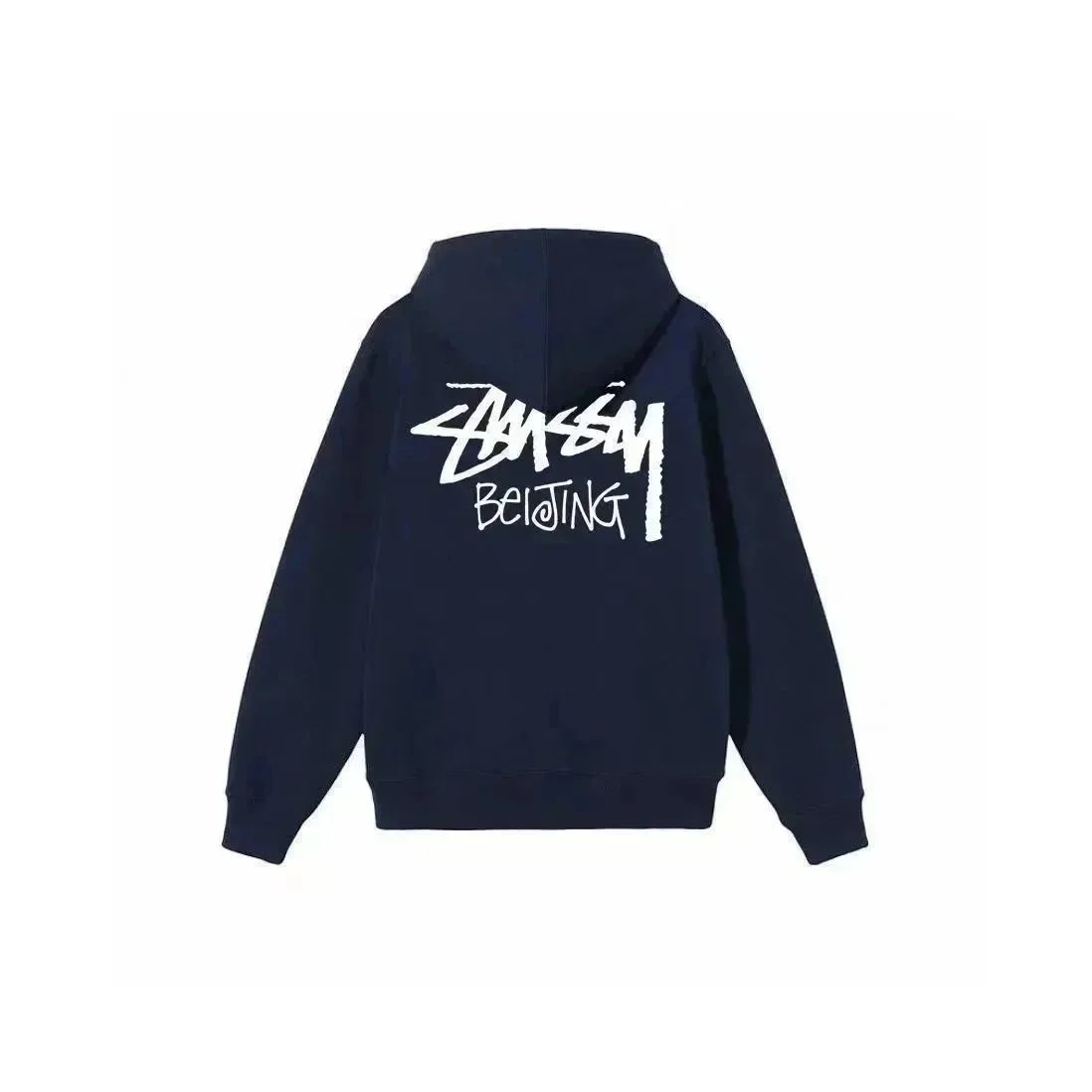 Stussy Classic Logo Hooded Sweatshirt White Beige Gray Heather Navy Black Streetwear