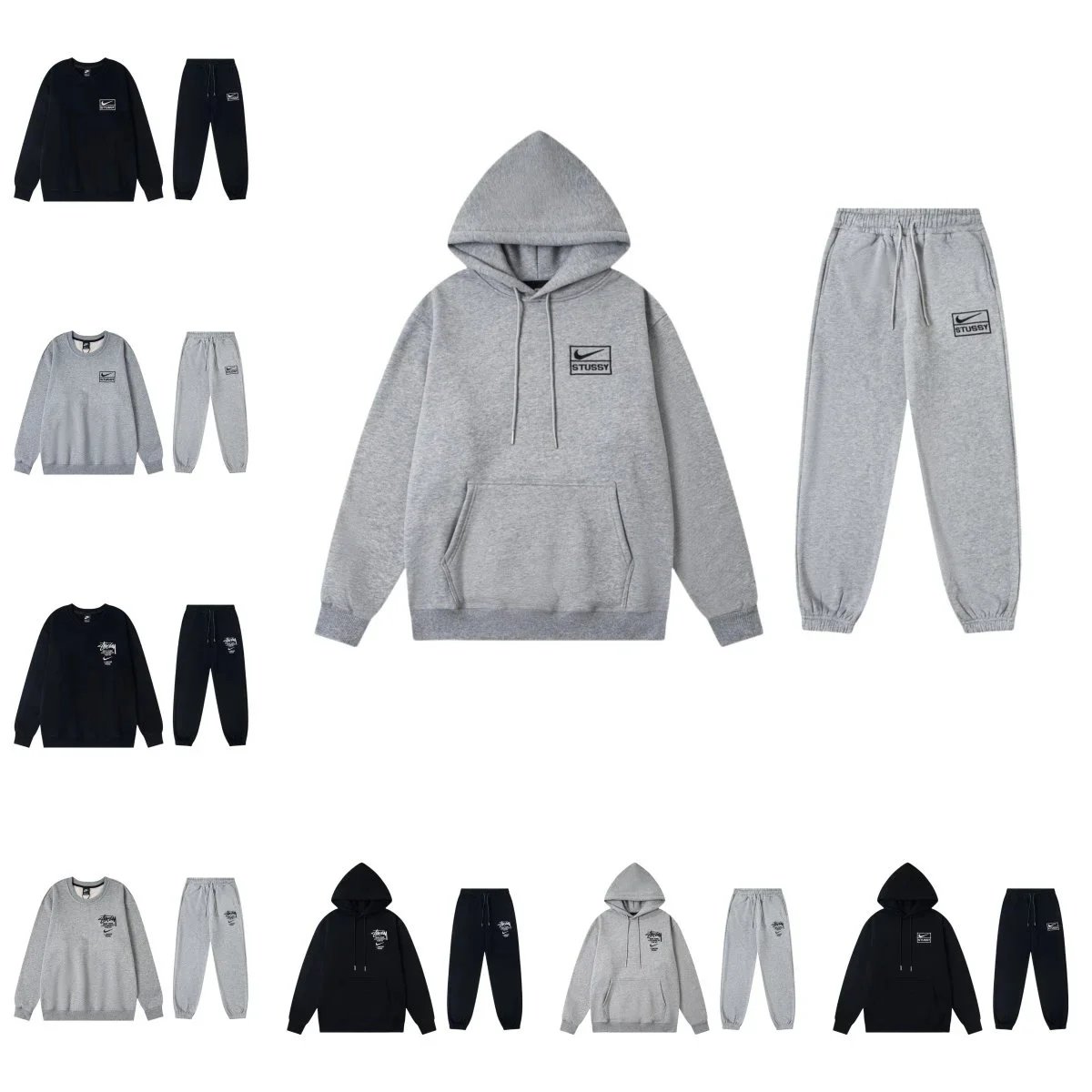 Nike X Stussy Hoodie & Jogger Set [40 styles]