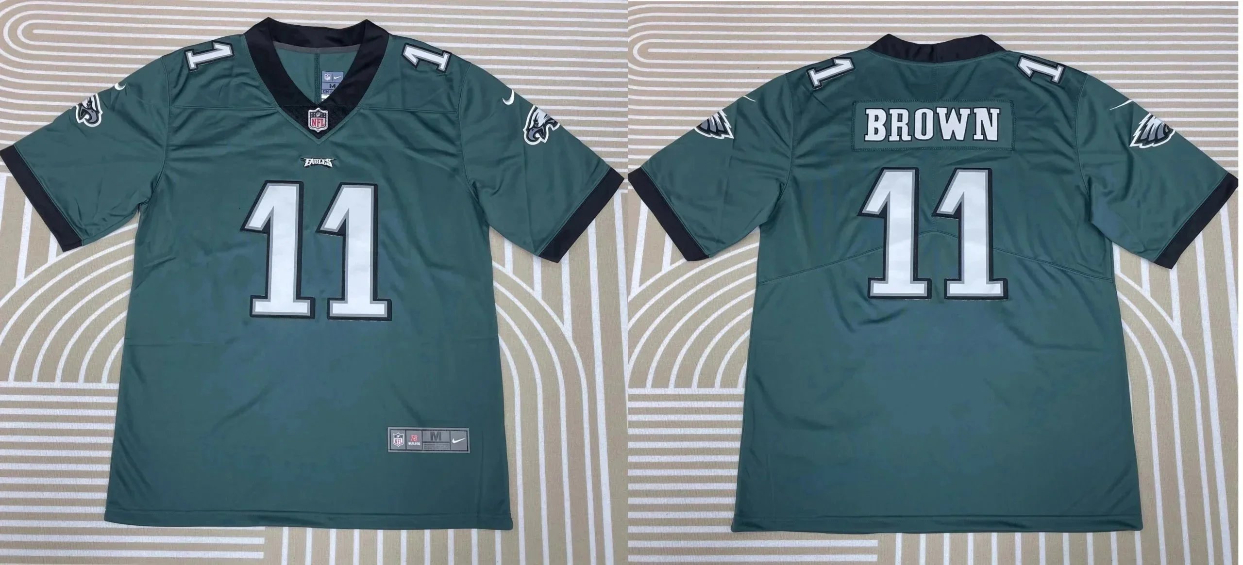 Philadelphia Eagles Jersey Green Football Uniform