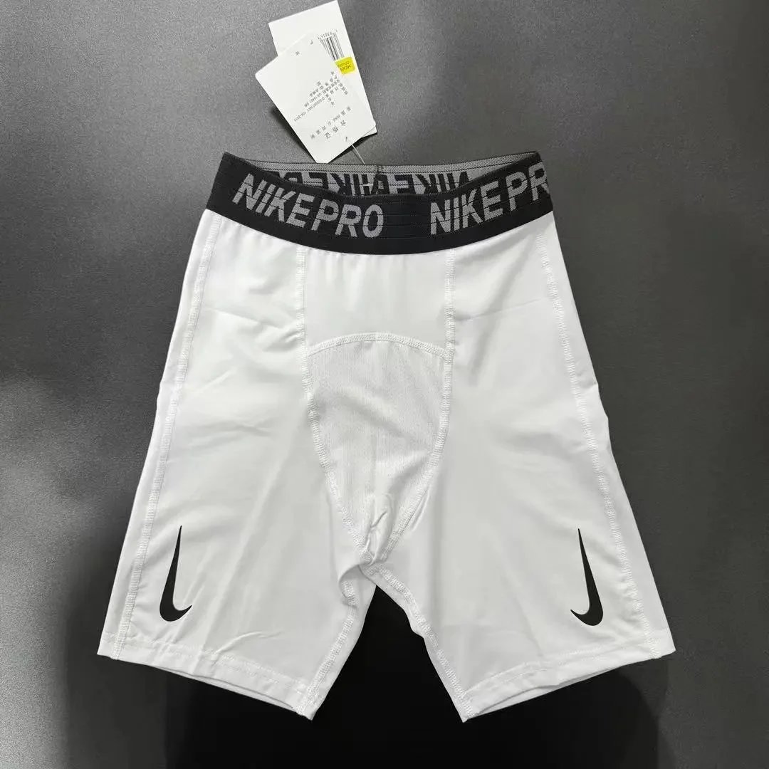 白色五分紧身裤