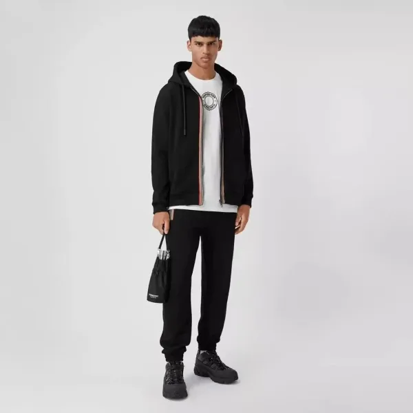 Burberry Stripe-Trimmed Navy Sweatpants - 5