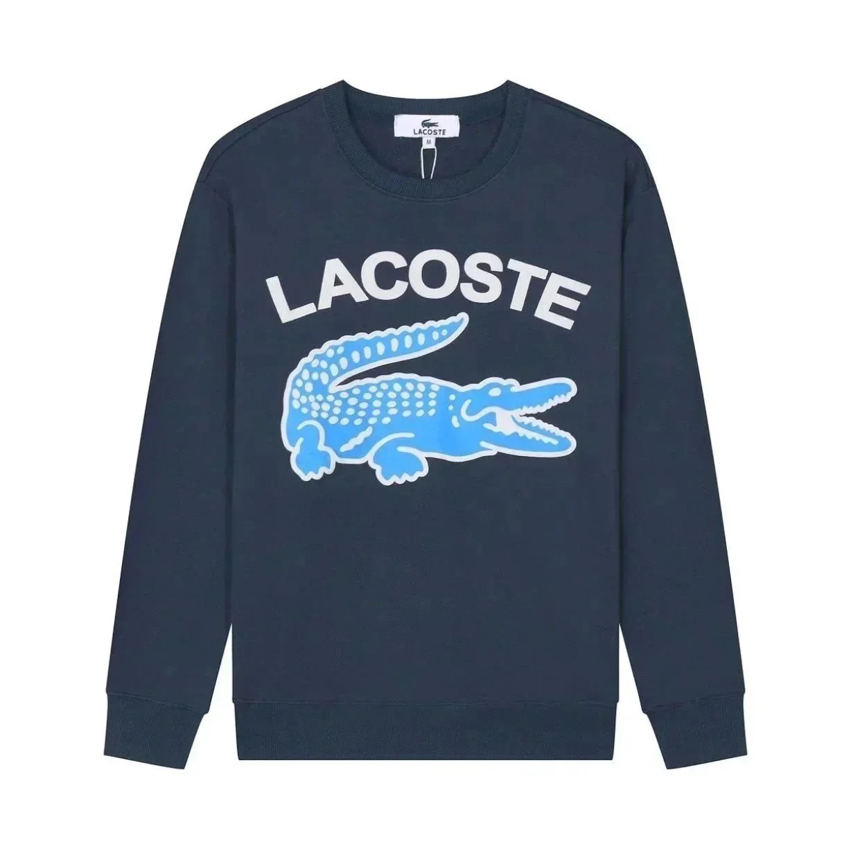 Lacoste Lacoste Navy Blue Crocodile Logo Sweatshirt Navy