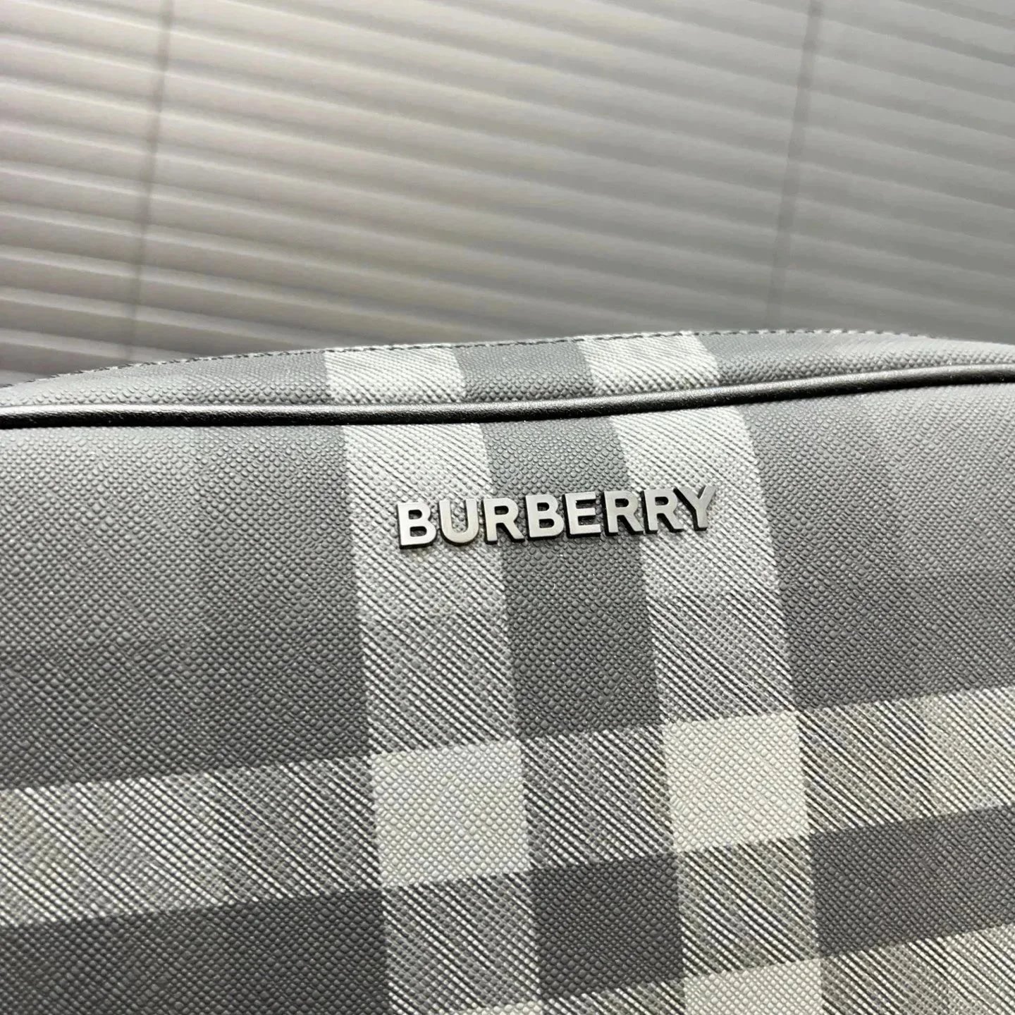 Burberry Monogram Print Blue Canvas Backpack - 10