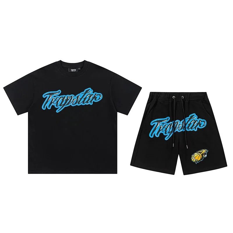 Trapstar Trapstar Black & Blue Co-ord Set Black
