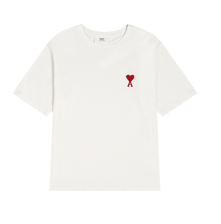 Ami Paris Heart Logo T-Shirt [
