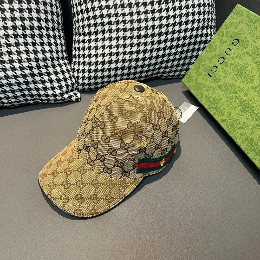 Gucci Hats GG Monogram Bucket Hat and Baseball Cap — 29