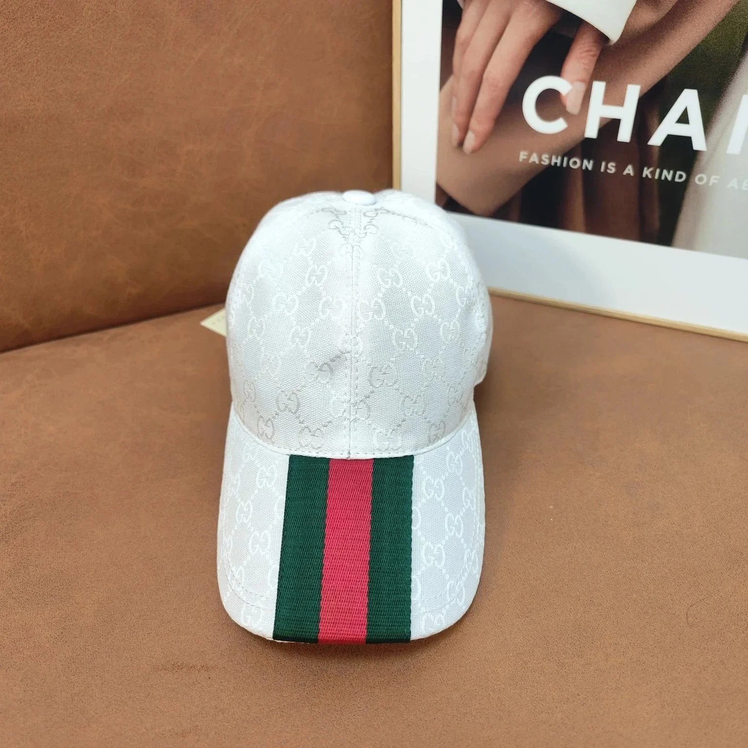 Gucci Hats GG Monogram Bucket Hat and Baseball Cap — 39