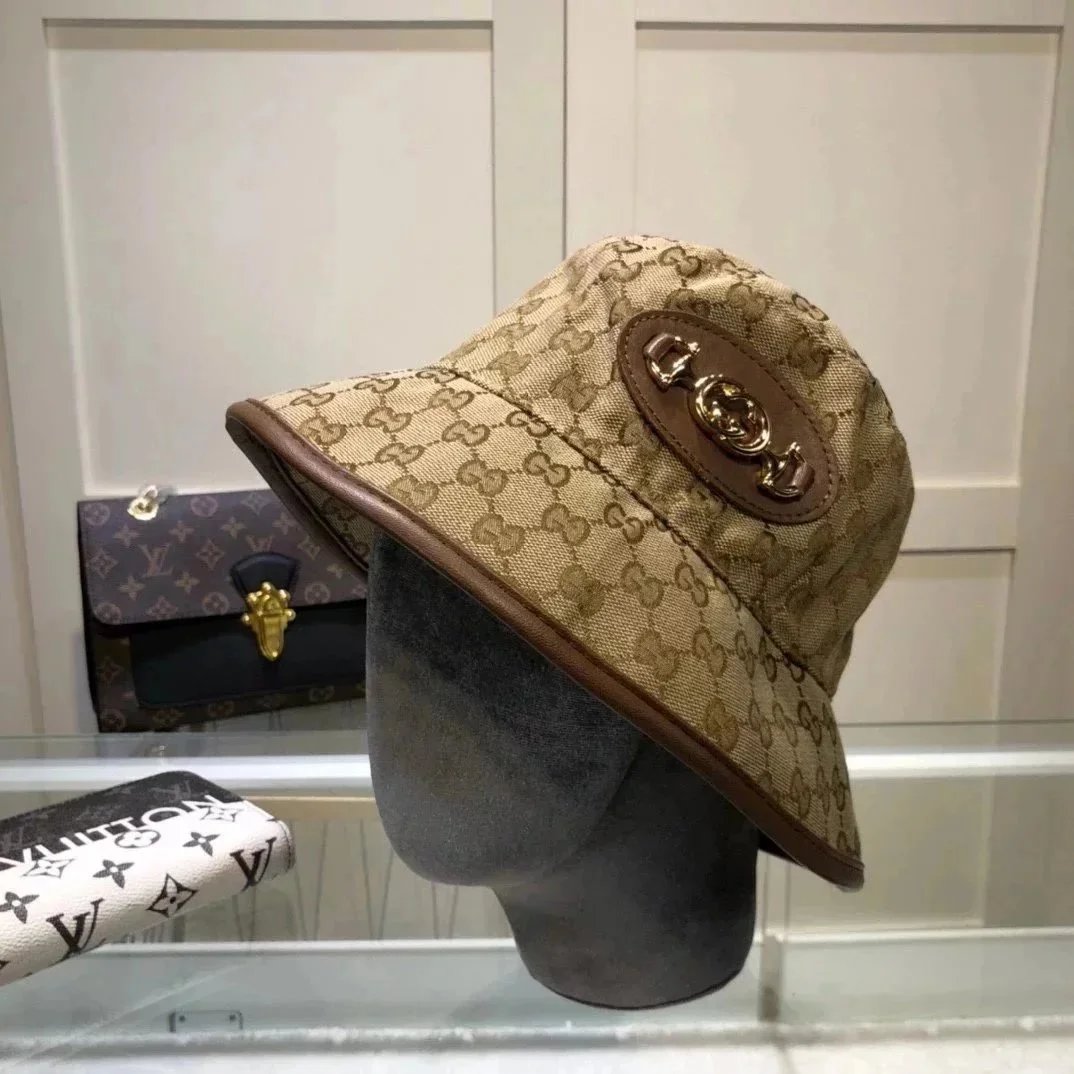 Gucci Hats GG Monogram Bucket Hat and Baseball Cap variant SOURCE-sku:131634256051