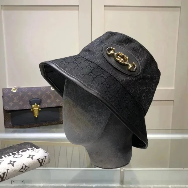 Gucci Hats GG Monogram Bucket Hat and Baseball Cap product detail image 9