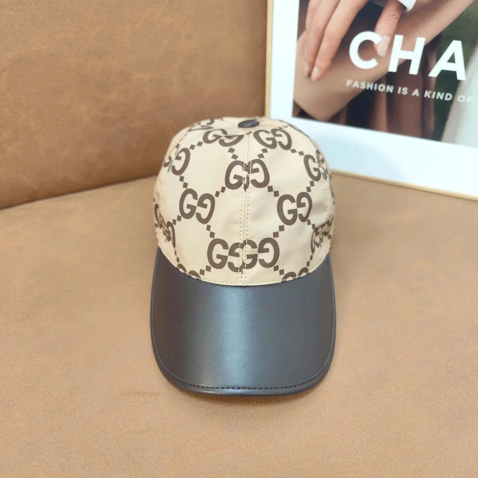 Gucci Hats GG Monogram Bucket Hat and Baseball Cap — 37