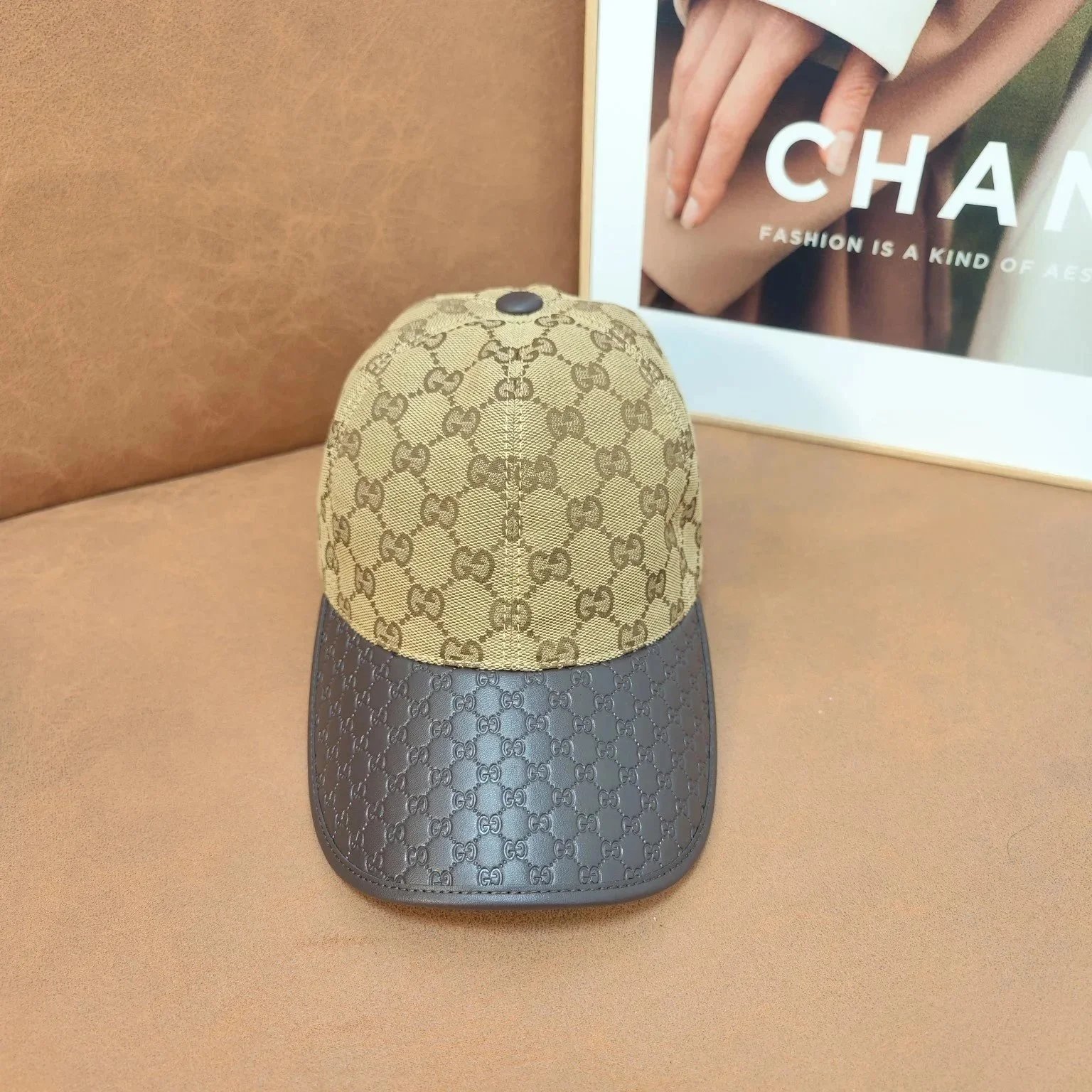 Gucci Hats GG Monogram Bucket Hat and Baseball Cap — 38