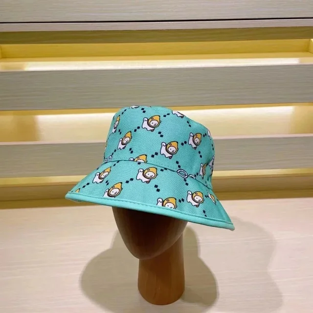 Gucci Hats GG Monogram Bucket Hat and Baseball Cap product detail image 5