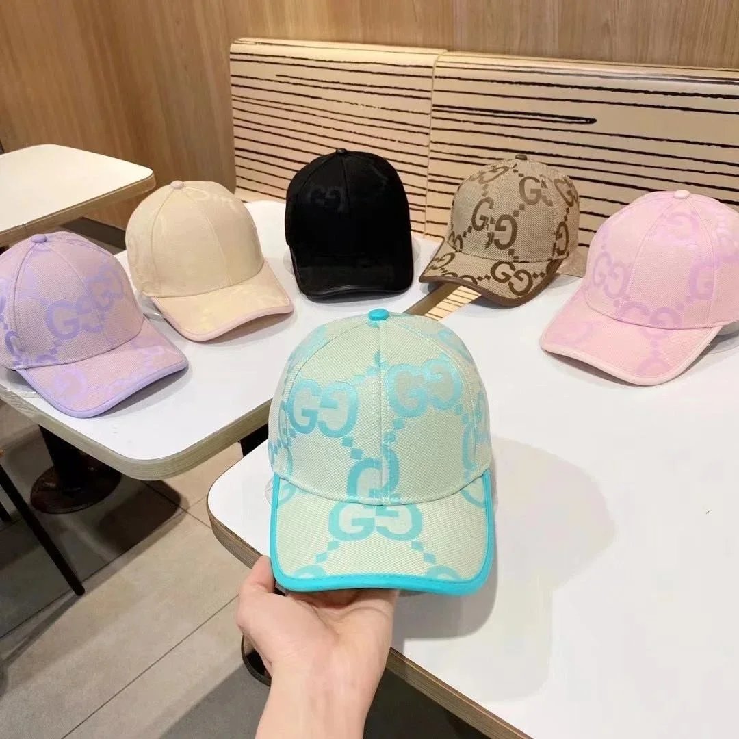 Gucci Hats GG Monogram Bucket Hat and Baseball Cap — 28