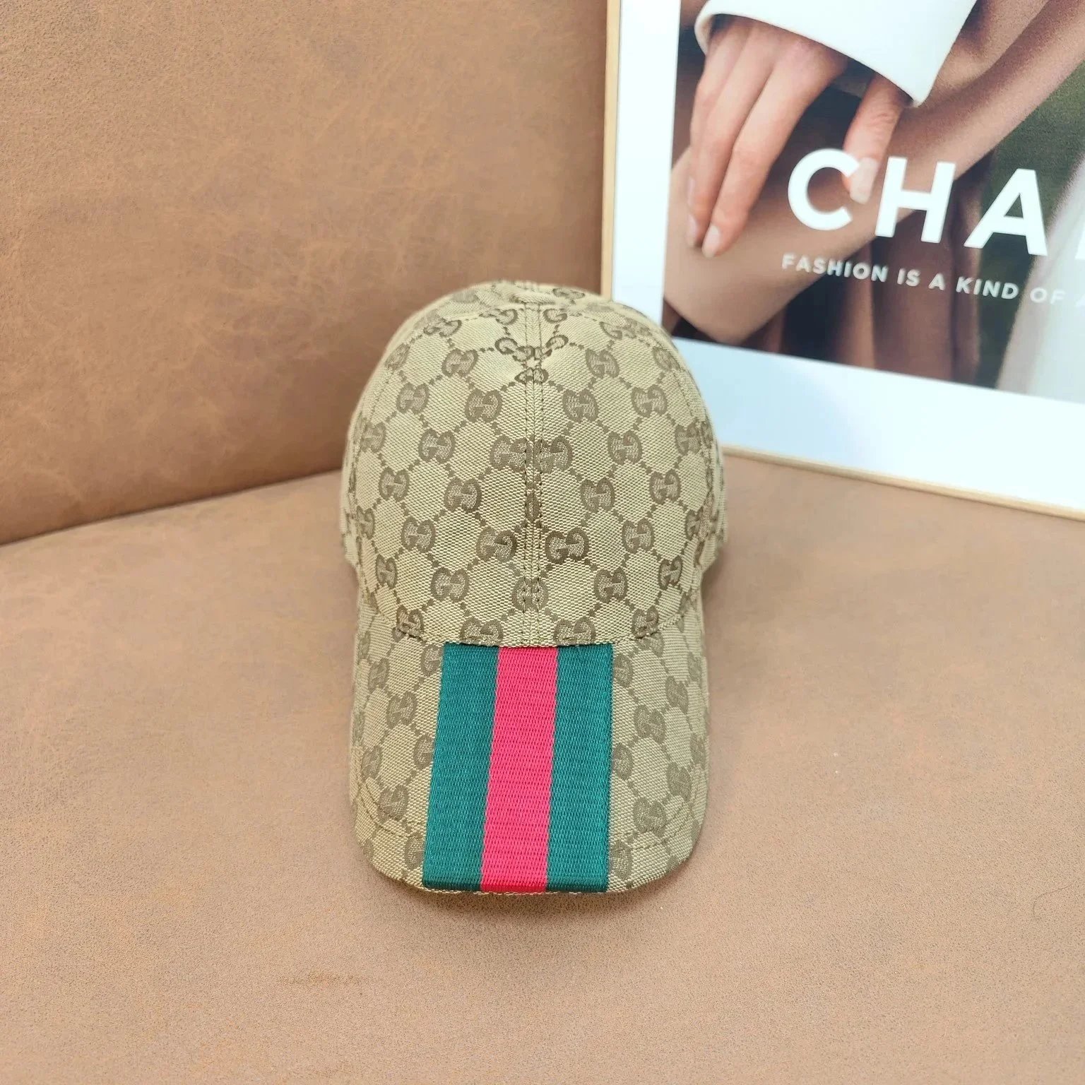 Gucci Hats GG Monogram Bucket Hat and Baseball Cap — 17