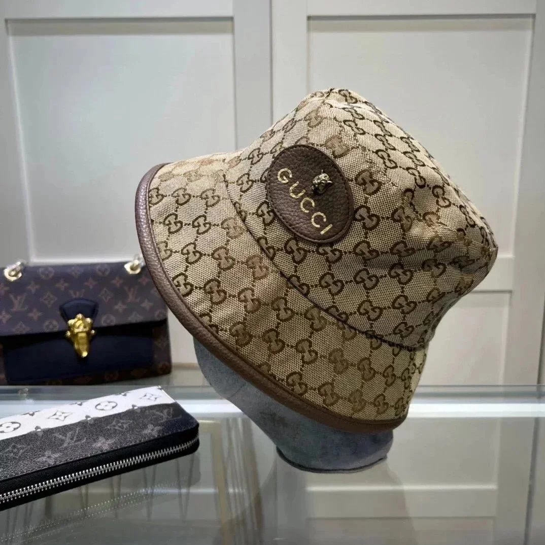 Gucci Hats GG Monogram Bucket Hat and Baseball Cap image 13