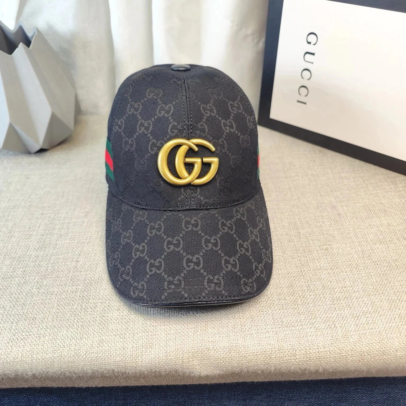 Gucci Hats GG Monogram Bucket Hat and Baseball Cap — 36