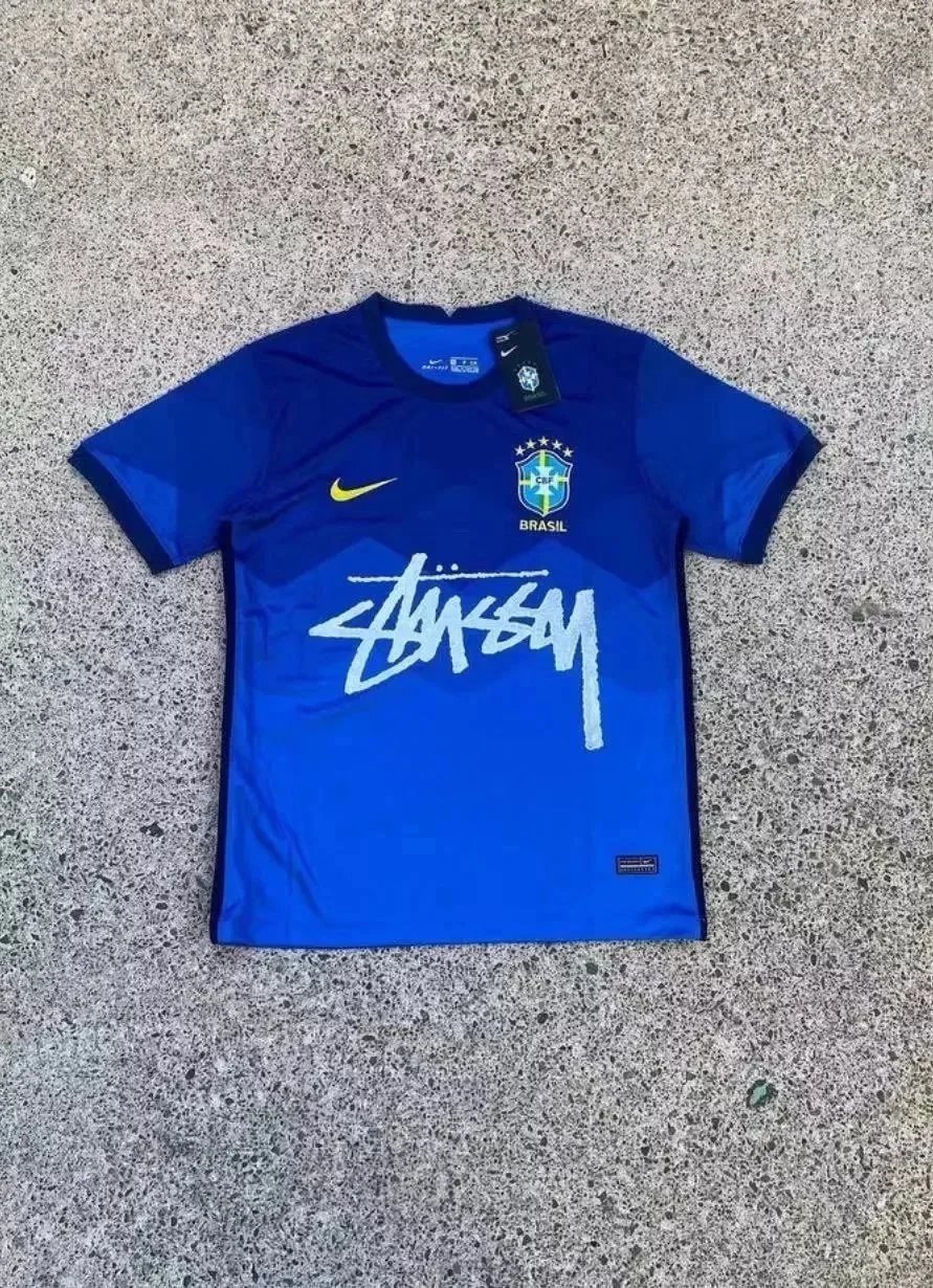 Nike Nike x Stussy Brazil National Team Jersey - Blue Blue