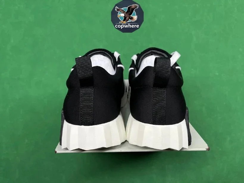 Black Suede Low Top White Lace Sneakers