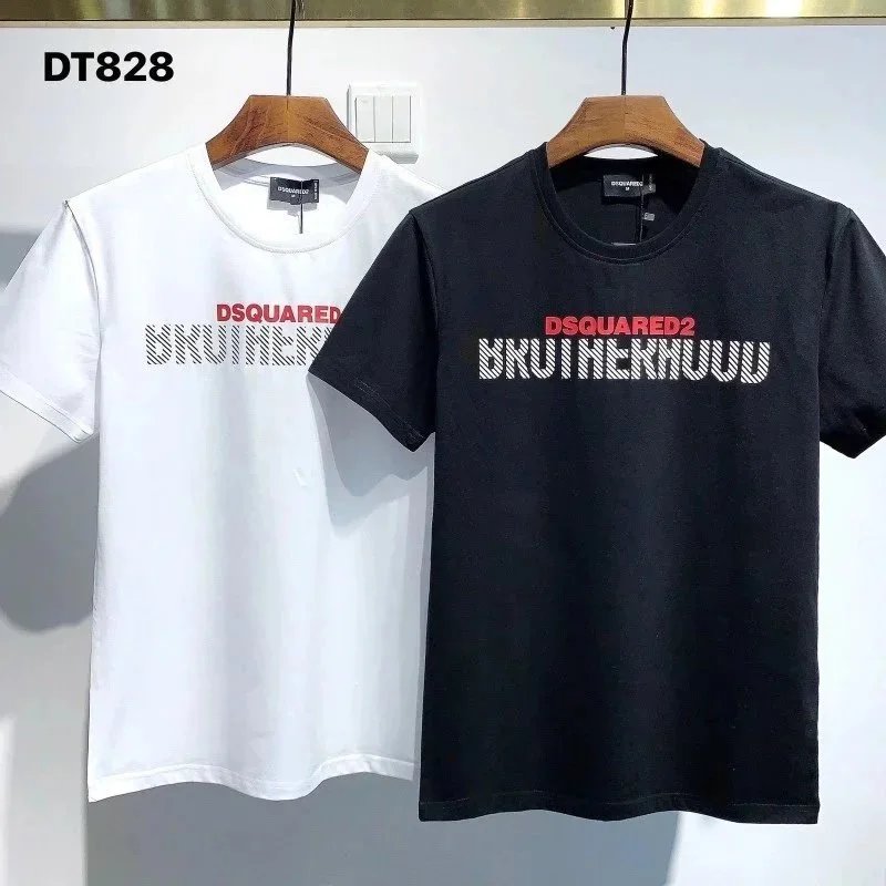 DSQUARED2 DSQUARED2 Brother Logo T-Shirts - Black and White Black