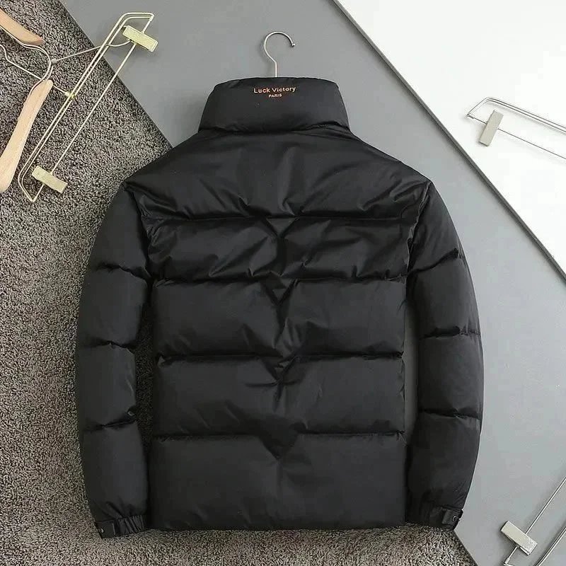 Luxury Victory Black Quilted Puffer Jacket