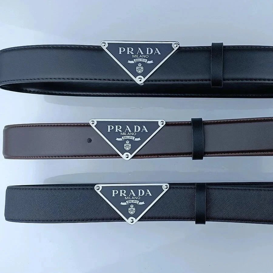 Prada Triangle Logo Belt [6 styles]