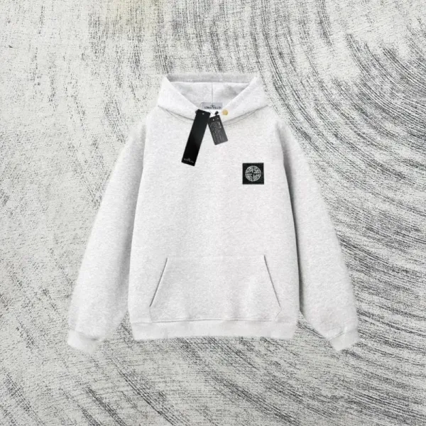 Stone Island Hoodie Burgundy - 8