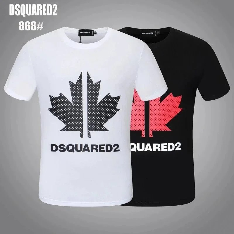 DSQUARED2 DSQUARED2 Maple Leaf T-Shirt - A1 White White