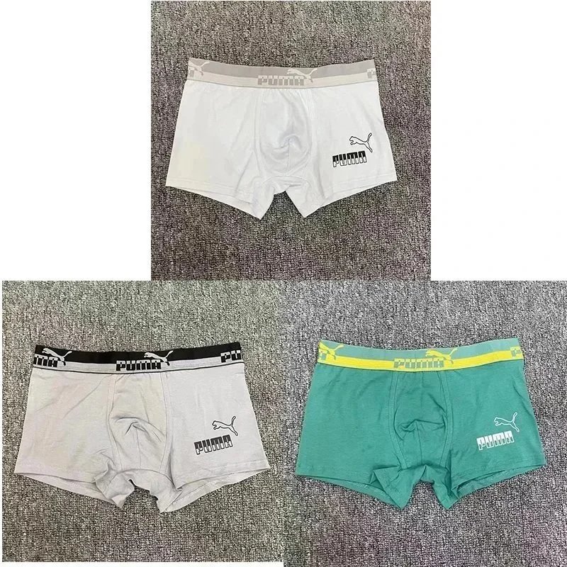 PUMA 白+灰+绿 礼盒装 option