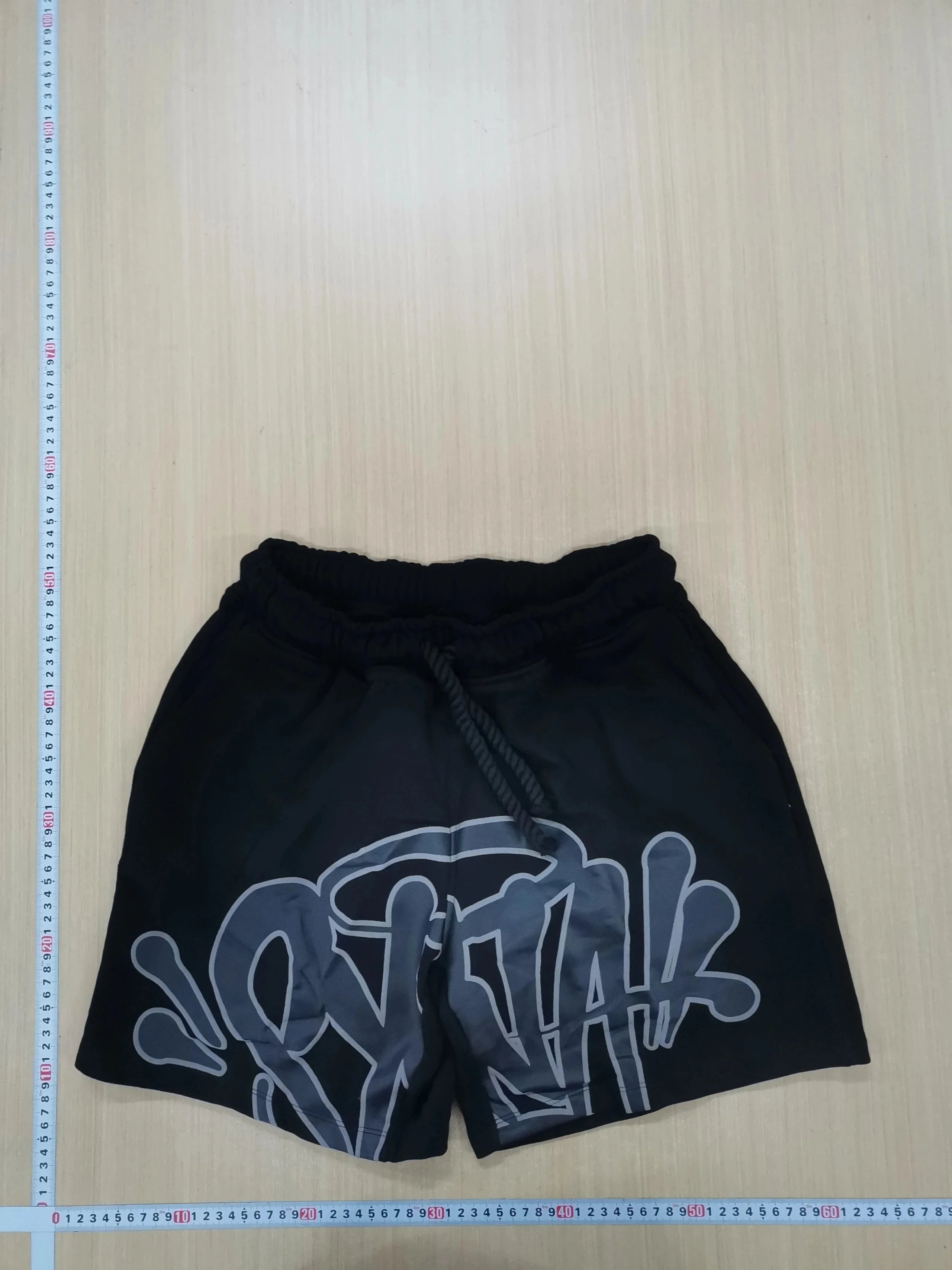 Graffiti Print T-Shirt And Shorts Set Multicolor Streetwear