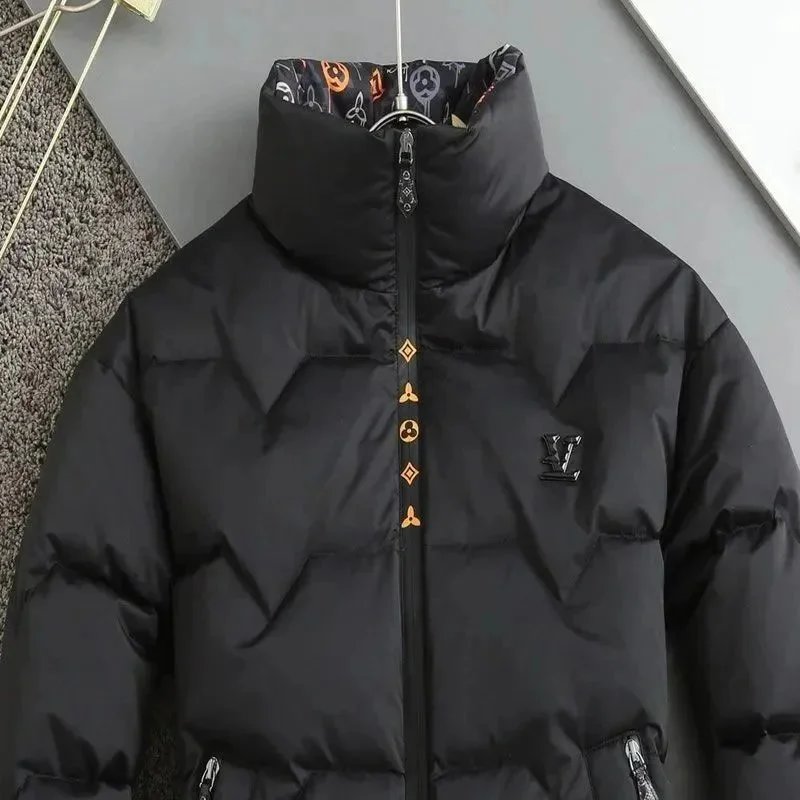 Luxury Victory Black Quilted Puffer Jacket