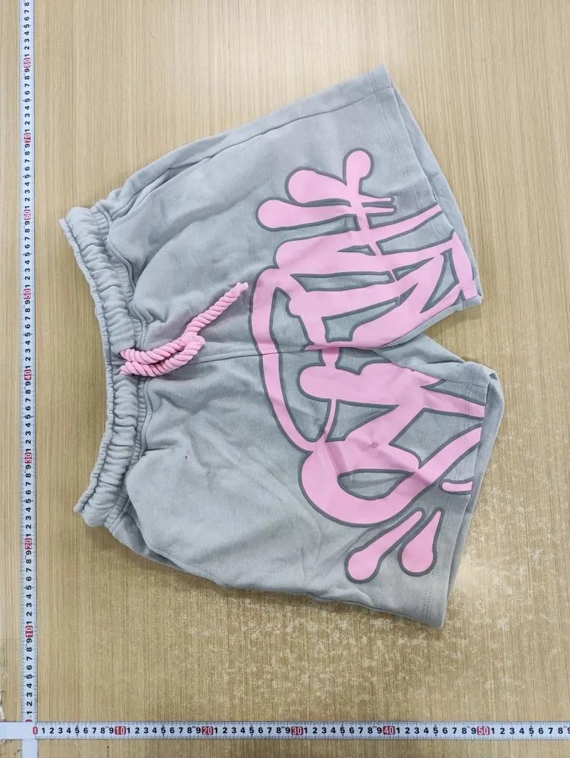 Graffiti Print T-Shirt And Shorts Set Multicolor Streetwear