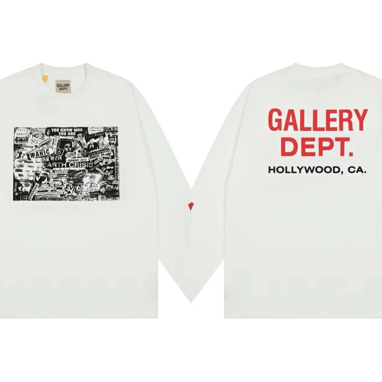 Gallery Dept. Gallery Dept. White Long Sleeve T-Shirt with Graphic Print White