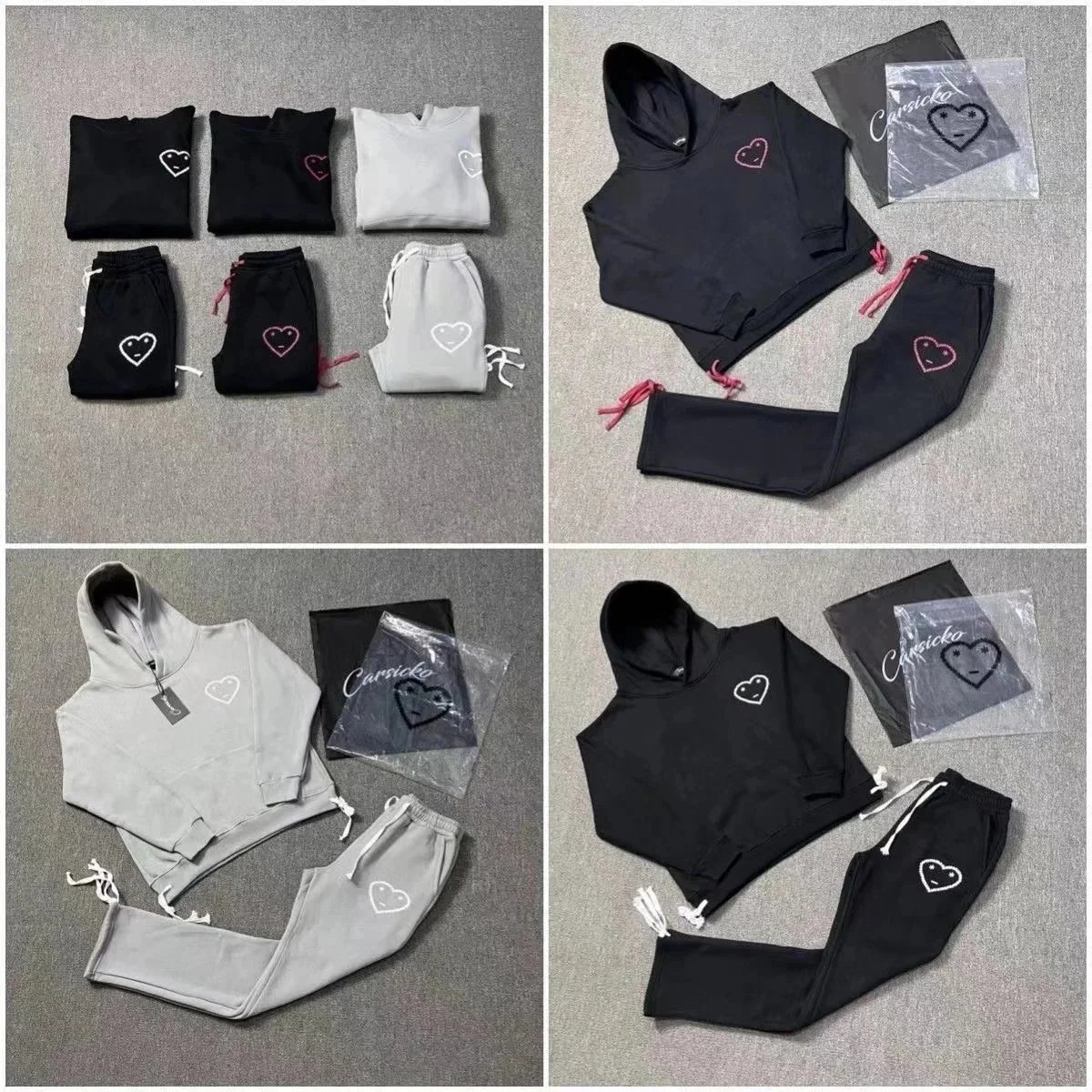 Carsicko Heart Logo Hoodie & Jogger Set [12 styles]