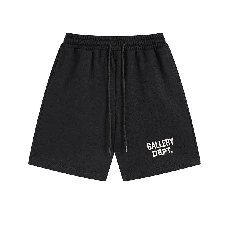 Gallery Dept. Paint Splatter Black Grey Streetwear Shorts