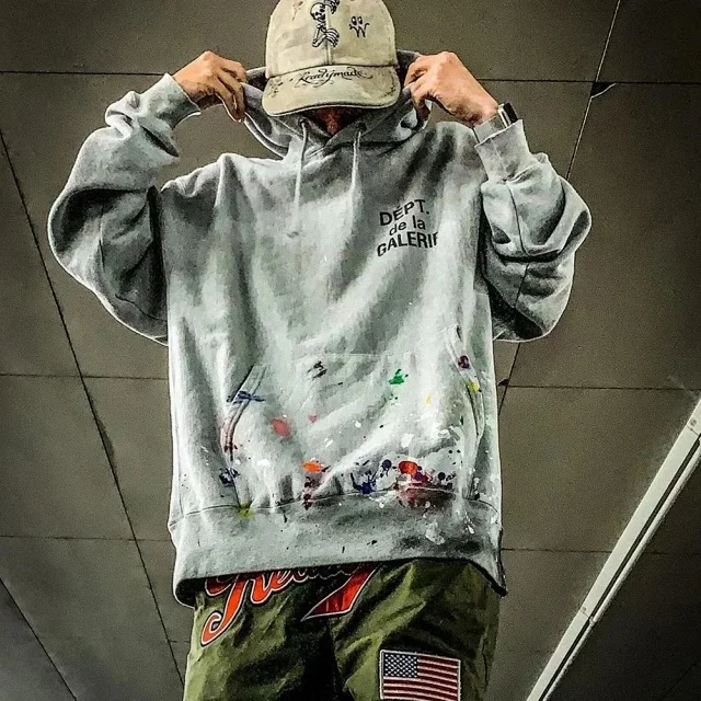 Gallery Dept. Hoodies & Sweatshirts Logo Graphic Pullover Hoodie product detail image 7