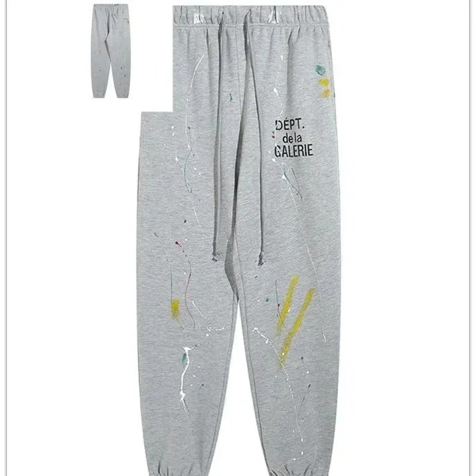 Gallery Dept. Hoodies & Sweatshirts Logo Graphic Pullover Hoodie — Light Grey Pants