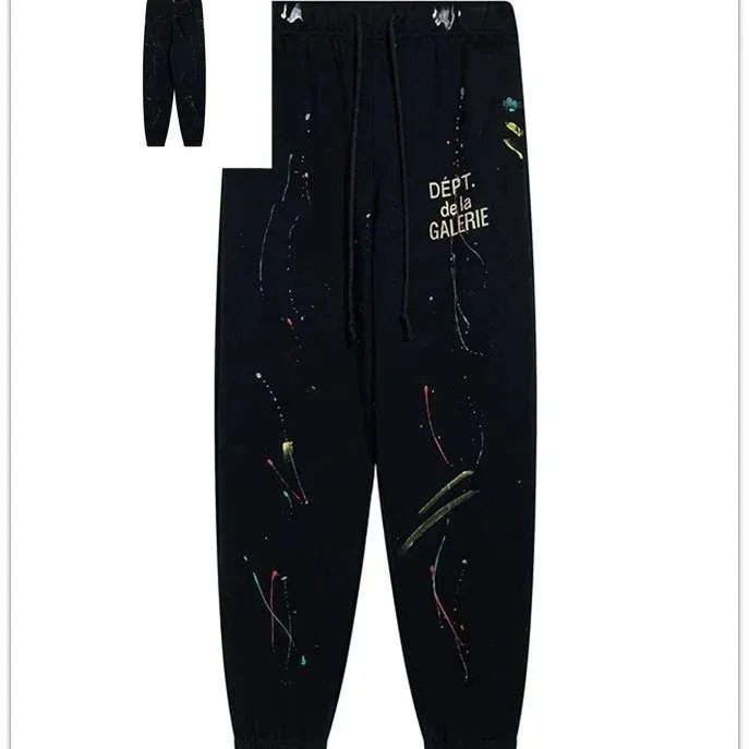 Gallery Dept. Hoodies & Sweatshirts Logo Graphic Pullover Hoodie — Black Pants
