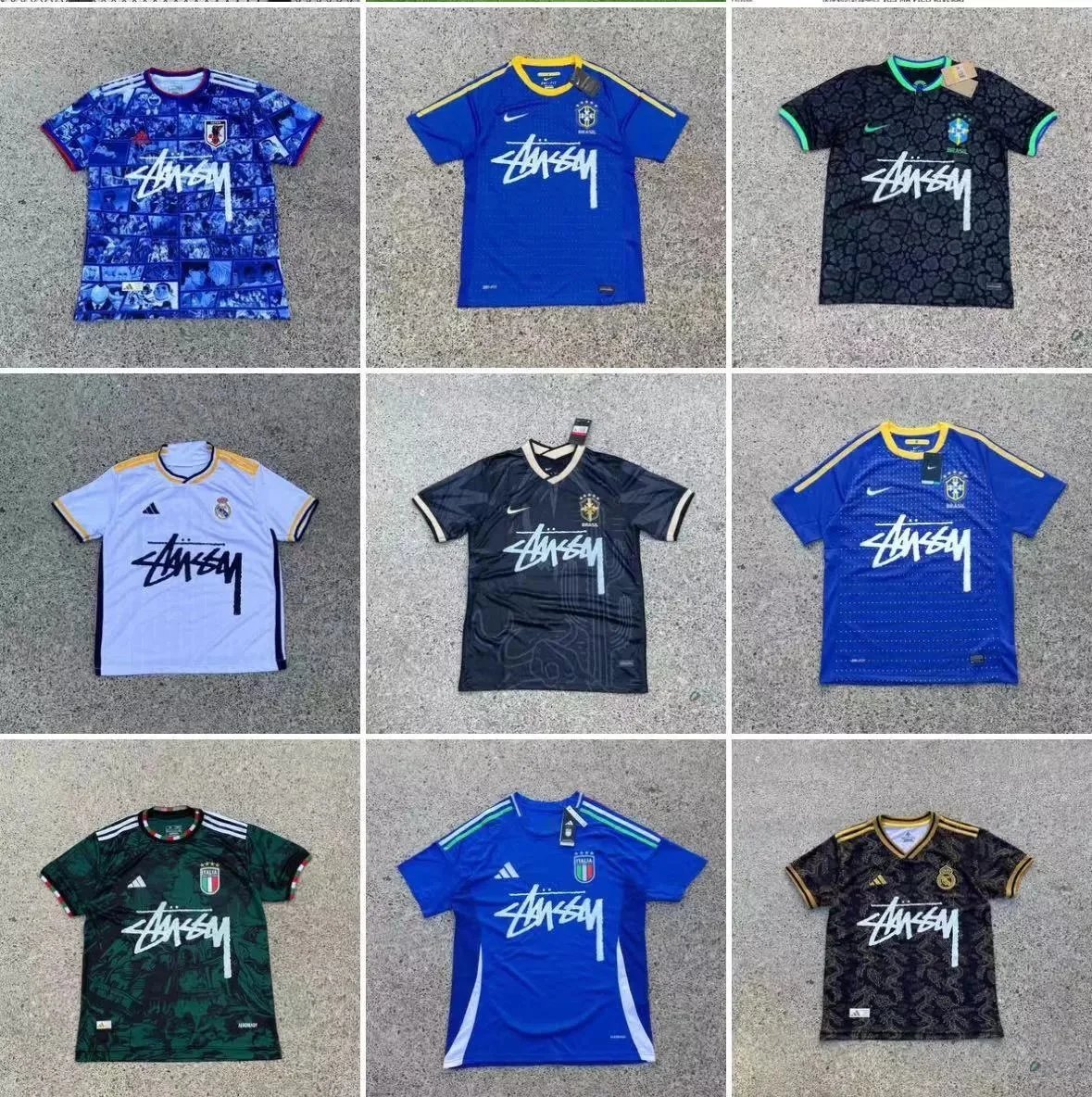 Stussy x National Team/Club Football Jerseys - 002446